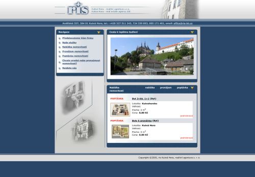 Zobrazit webové stránky Ris Kutná Hora - realitní agentura