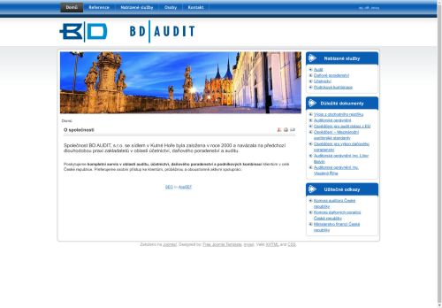 Zobrazit webové stránky BD Audit