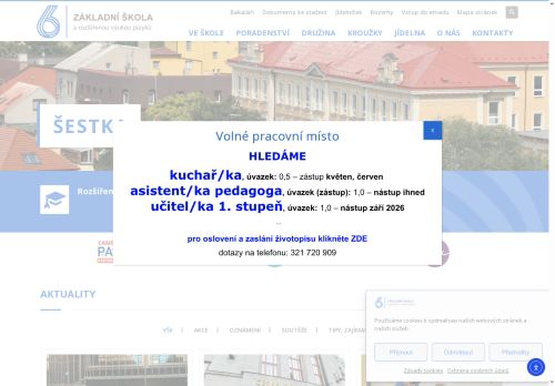 Zobrazit webové stránky Základní škola Kolín V., Ovčárecká