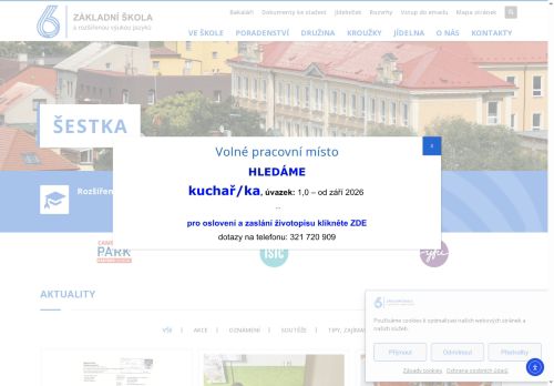 Zobrazit webové stránky Základní škola Kolín V., Ovčárecká