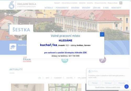 Zobrazit webové stránky Základní škola Kolín V., Ovčárecká