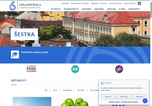 Zobrazit webové stránky Základní škola Kolín V., Ovčárecká