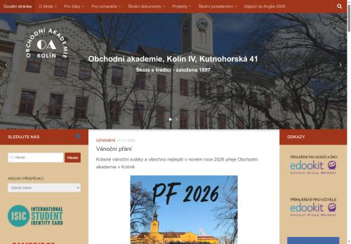 Zobrazit webové stránky Obchodní akademie Kolín