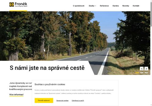 Zobrazit webové stránky Froněk, spol. s.r.o.