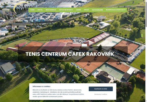 Zobrazit webové stránky Tenis Centrum Cafex