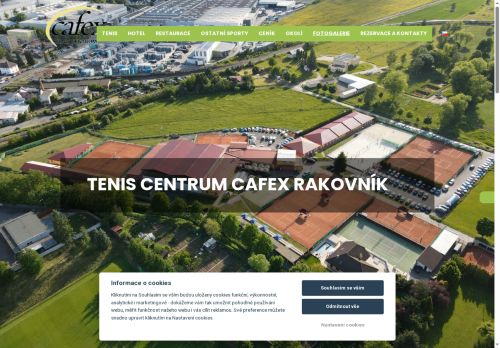 Zobrazit webové stránky Tenis Centrum Cafex