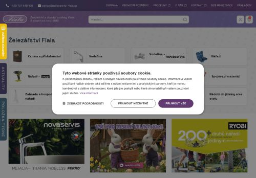 Zobrazit webové stránky Železářství Fiala