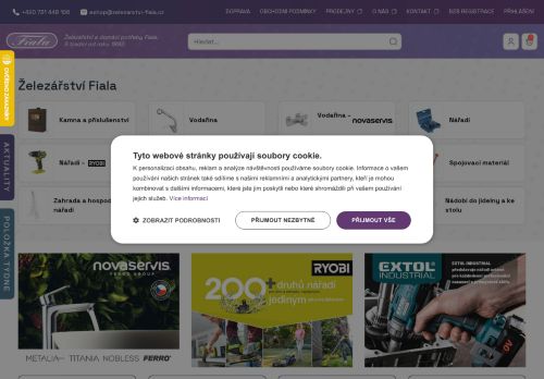 Zobrazit webové stránky Železářství Fiala