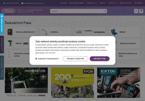 Zobrazit webové stránky Železářství Fiala