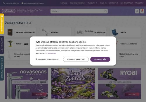 Zobrazit webové stránky Železářství Fiala