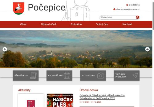 Zobrazit webové stránky Obecní úřad Počepice