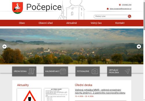 Zobrazit webové stránky Obecní úřad Počepice