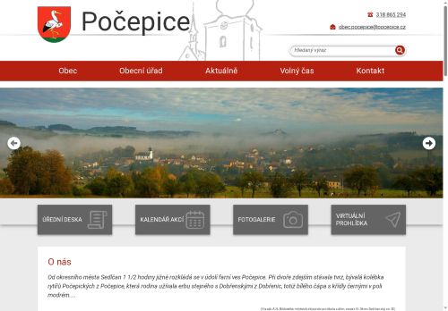 Zobrazit webové stránky Obecní úřad Počepice