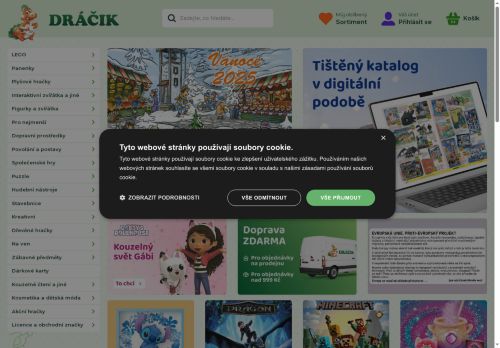 Zobrazit webové stránky Dráčik