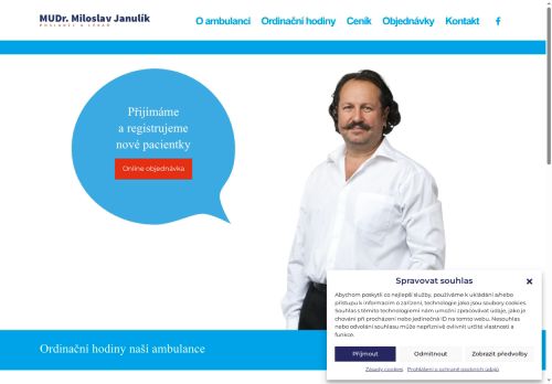 Zobrazit webové stránky Gynekologická ambulance - MUDr. Miloslav Janulík