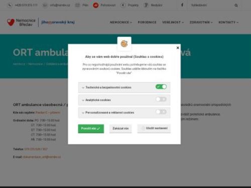 Ortopedická ambulance Nemocnice Břeclav