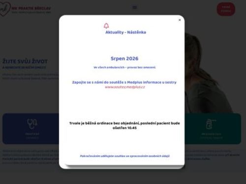 Praktický lékař pro dospělé MK PRAKTIK Břeclav - MUDr. Laura Vallová