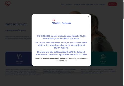 Zobrazit webové stránky Praktický lékař pro dospělé MK PRAKTIK Břeclav - MUDr. Laura Vallová