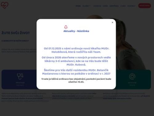 Praktický lékař pro dospělé MK PRAKTIK Břeclav - MUDr. Laura Vallová