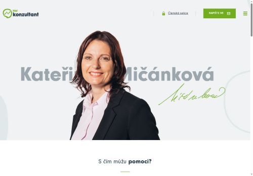 Zobrazit webové stránky Kateřina Mičánková - pojištění - hypotéka