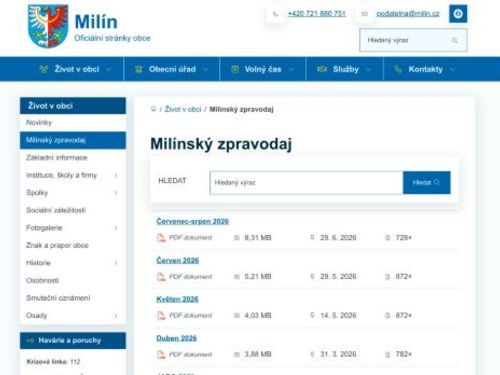 Milínský zpravodaj