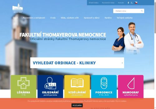 Fakultní Thomayerova nemocnice nabízí práci na pozici Obsluha čistírny odpadních vod (M/Ž) v obci Praha
