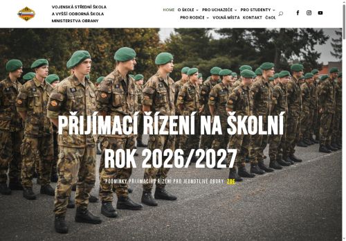 Webové stránky Ministerstvo obrany, Moravská Třebová