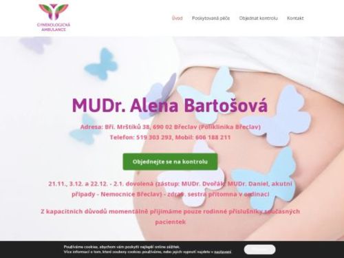 Gynekologická ambulance - MUDr. Alena Bartošová