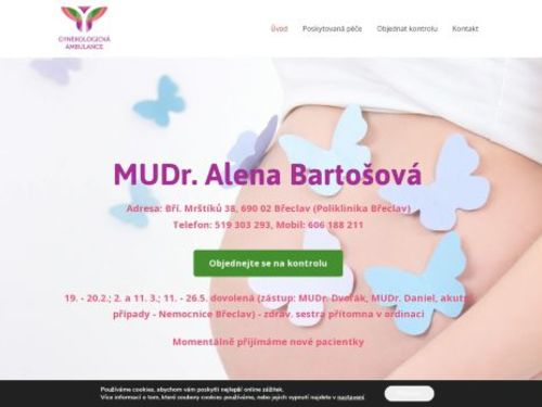 Gynekologická ambulance - MUDr. Alena Bartošová