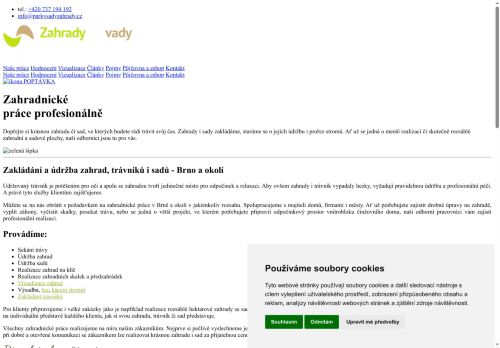 Zobrazit webové stránky Zahradní a stavební, s.r.o.