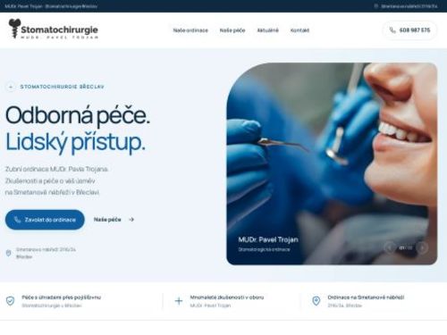 Stomatochirurgie - MUDr. Pavel Trojan