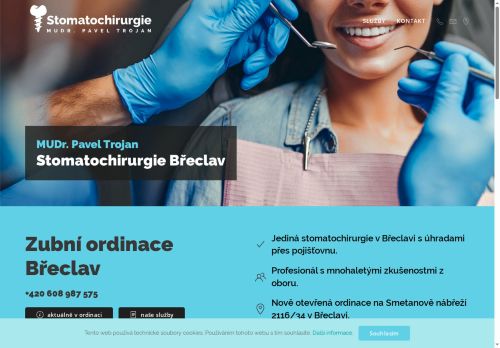 Zobrazit webové stránky Stomatochirurgie - MUDr. Pavel Trojan