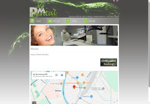 Zobrazit webové stránky Stomatologická klinika PM Dental - MUDr. Peter Malega, MDDr. Petra Kalčíková