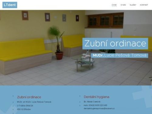 Zubní ordinace LTdent - MUDr. Lucie Pešová Tomová