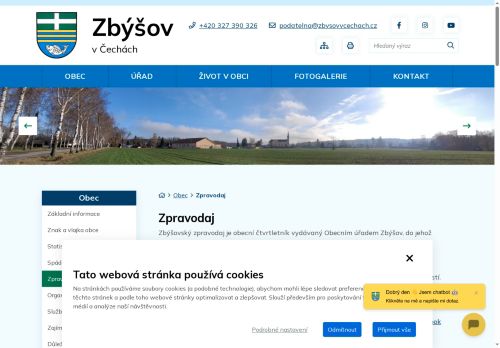 Zobrazit webové stránky Zbýšovský zpravodaj