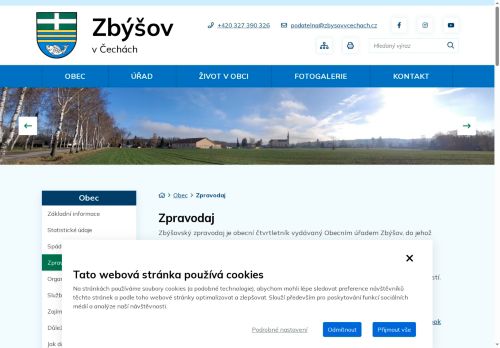 Zobrazit webové stránky Zbýšovský zpravodaj