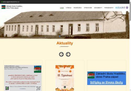 Základní škola Hradištko, okres Praha západ nabízí práci na pozici učitel 1. či 2.stupně základní školy (m/ž) v obci Hradištko