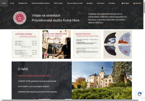 Zobrazit webové stránky Průvodcovské služby Kutná Hora