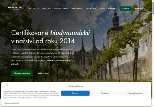 Zobrazit webové stránky Vinné sklepy Kutná Hora