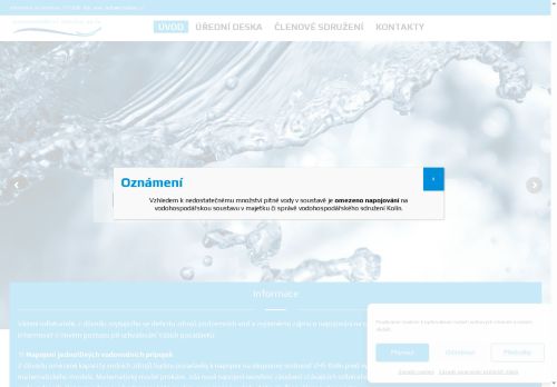 Zobrazit webové stránky Vodohospodářské sdružení Kolín