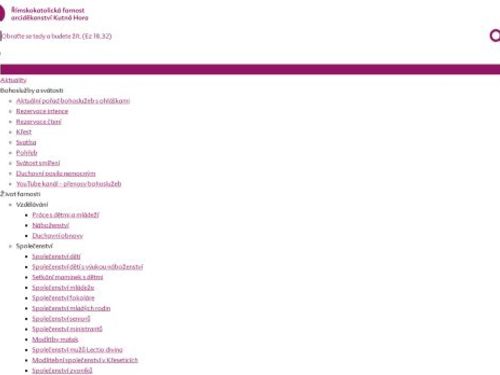 Římskokatolická farnost - arciděkanství Kutná Hora