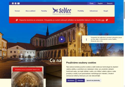 Zobrazit webové stránky Římskokatolická farnost Kutná Hora - Sedlec