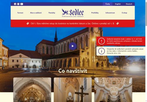 Zobrazit webové stránky Římskokatolická farnost Kutná Hora - Sedlec