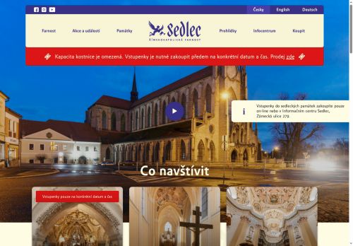 Zobrazit webové stránky Římskokatolická farnost Kutná Hora - Sedlec