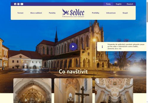 Zobrazit webové stránky Římskokatolická farnost Kutná Hora - Sedlec