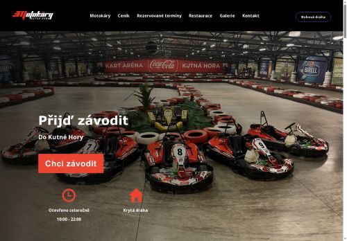 Zobrazit webové stránky Motokáry Kutná Hora