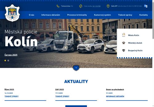 Zobrazit webové stránky Městská policie Kolín