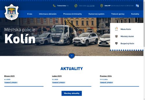 Zobrazit webové stránky Městská policie Kolín