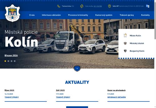 Zobrazit webové stránky Městská policie Kolín