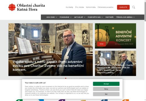 Zobrazit webové stránky Oblastní charita Kutná Hora